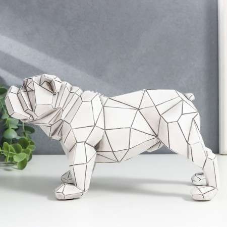 Souvenir Polystone 3D "English bulldog" Bezh 15x11x28 cm-1