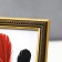 Photo frame plastic 10x15 cm "Golden spiral on black" 17.8x12.8 cm