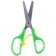 Baby scissors 13 cm, safe, plastic handles with a latch, mix