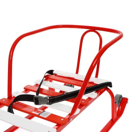 Sled "Timka 5 comfort", red color-4