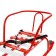 Sled "Timka 5 comfort", red color