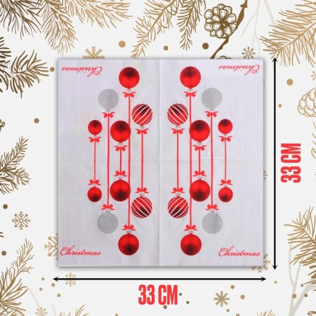 Paper Napkins "Jewelry", 33x33 cm, set 20 pcs.-1