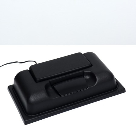 Aquarium "rectangular" with a lid, 25 liters, 38 x 21 x 33.7 cm, black-5