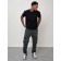 Cargo jeans male, size 50-52, dark gray color