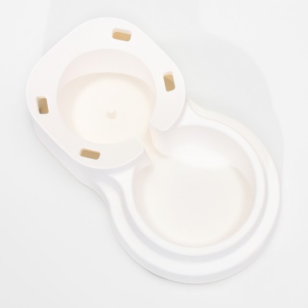 Auto -pound 3.8 liters, non -slip legs, white-4