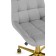 CHECTER CHECTEROSE (California 900) Metal/velor, gold/light gray 49x60x84 cm 1050993