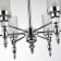 Anima 550 mm hanging chandelier, E14 240W