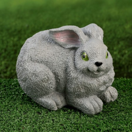 Garden figure "Gray Bunny" 18x13x14cm-1