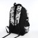School backpack on lightning, 5 pockets, black/gray color