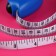 Centimeter roulette, 150 cm, blue color