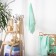 Tmachry double -sided Ethel "Coos" 50x90 cm, mint color, 100% cotton, 240 g/m2
