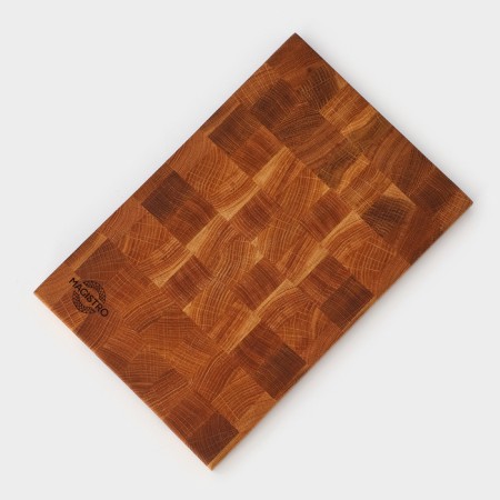 Grootboard Magistro Premium, end ash, 30 × 20 × 2.5 cm, in a craft box-5