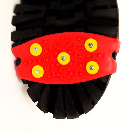 Ice toes on the toe, 5 spikes, universal, red-2