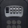 The keybox is wall -mounted with the Classic code castle, 12 x 9.6 x 4 cm.