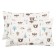 A set of pillowcases, size 40x60 cm, print, Indians, white color - 2 pcs.