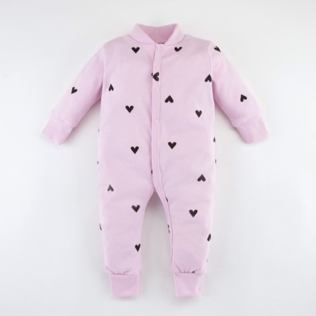 Combineson crumb I am “hearts”, pink color, height 80-86 cm