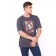 T-shirt male, dark gray color, size 46