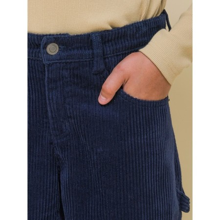 Pants for boys, height 98 cm, dark blue color-9