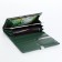 Women's wallet on magnets, green color