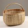Basket "Dachny", 7 L, bottom: 25x17 cm top: 30x25 cm height: 20 cm, with a handle 30 cm