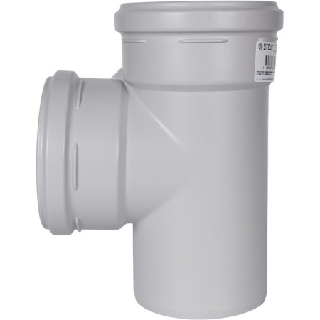 Sewer tee stout SKB-0016-111187, 110 x 110 mm, 87.5 °, silent-2