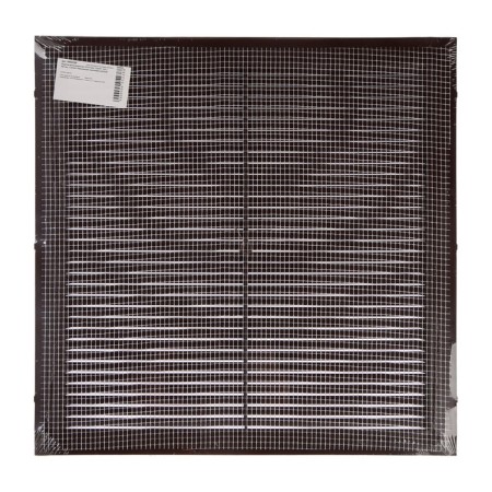 Ventilation grate Zein Lux l300kr, 300 x 300 mm, with a grid, inexhaustible brown-6