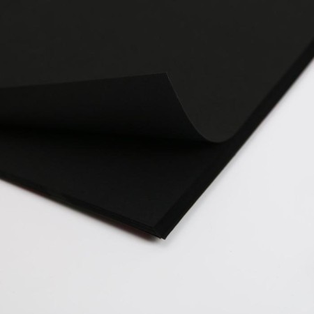 Notebook with black sheets of 15 sheets "Panda", designer cardboard, tinted paper 21 x 14 cm-3