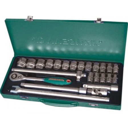 Set of end heads Jonnesway S04H4524S, 24 subjects