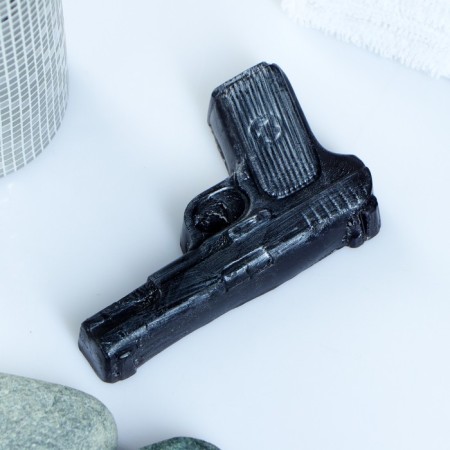 Figure soap "gun" black 65 g-1