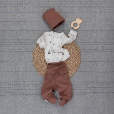 Комплект детский KinDerLitto «Мягкий хлопок-2», 3 предмета, принт питомцы, рост 56-62 см