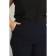 Female trousers, size 48, blue color