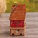 Aroma lamp house "Sancho", 13 cm, handmade, mix