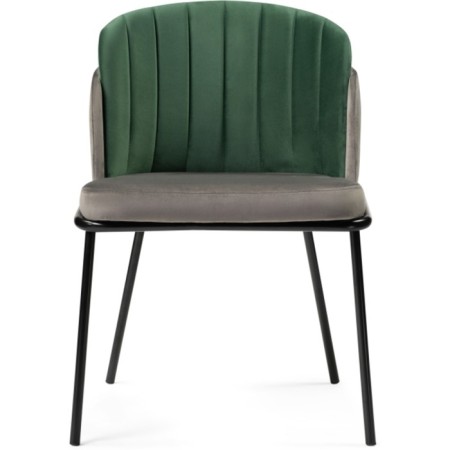SILEMENT SILIMAR SIOLIM Metal/velor, black/graphite/emerald 54x60x76 cm-1