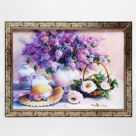 Tapestry "Lilac" 34*44 cm frame mix-5