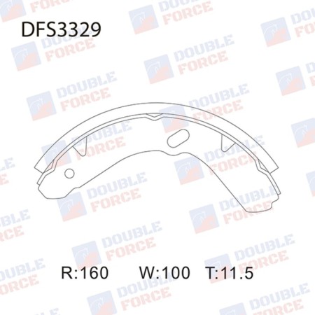 Double Force DFS3329 brakes.