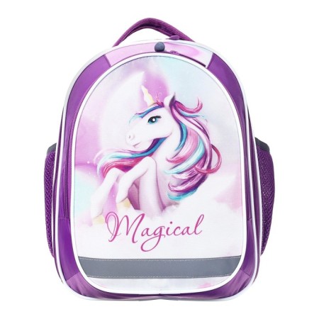 School backpack, 37 x 27 x 16 cm, ergonomic back, calligrata b magic unicorn-6