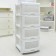 Goslose 4-section "braid", white color