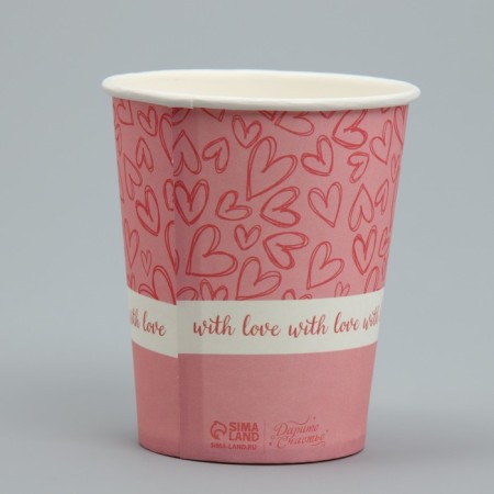 A glass for flowers "heart", 250 ml-2