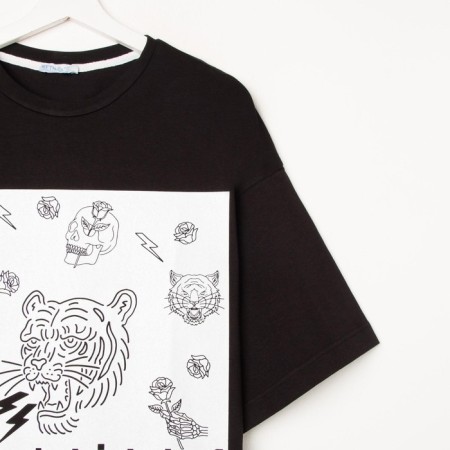 Men's T -shirt KAFTAN "Warrior", black, p. 56-6