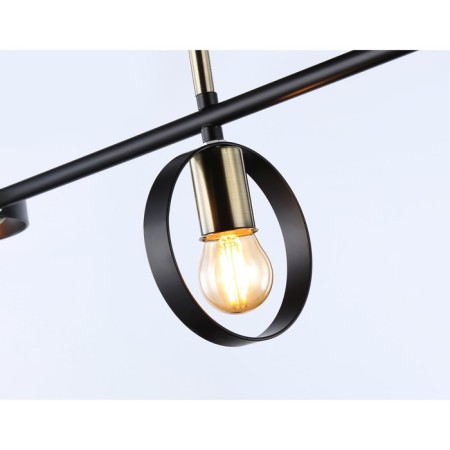 Suspended Ambrella Traditional Loft TR8229, E27, black color, bronze-4