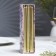 A set of antique candles, 1.9x 20 cm, 6 pieces, gold metallic