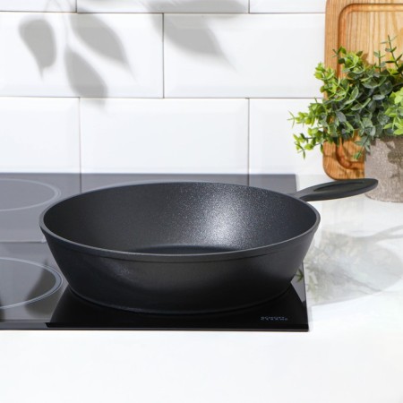Svetnik pan, d = 26 cm, h = 6.5 cm, without a lid, anti -stick coating, black color-6