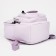 School backpack from lightning textiles, external pocket, Fulldorn, lilac color