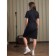 Women's dress, size 48, black color