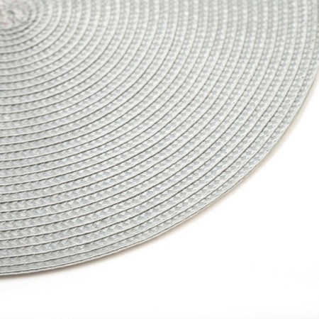 Set of napkins 2 pcs. Dolyana "Classic", central gray, D 38 cm-2