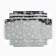 Box for musser cakes "Silver", 27 x 17.8 x 6.5 cm, New Year