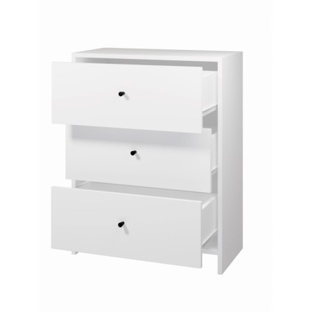 Комод 3Я-600, 600х300х776, Квадро/Белый-1