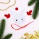 Set for creativity. Create a Christmas tree decoration made of felt "deer"