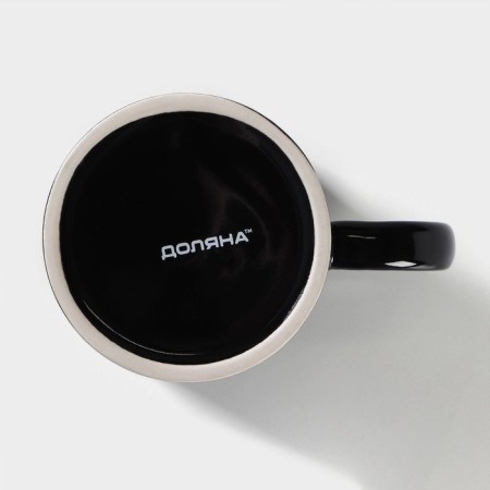 Homeleon mug ceramic fuel level "Fuel level", 350 ml, black color-5
