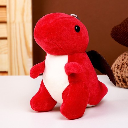 Soft toy "Dragosha" on a key fob, 14 cm, color mix